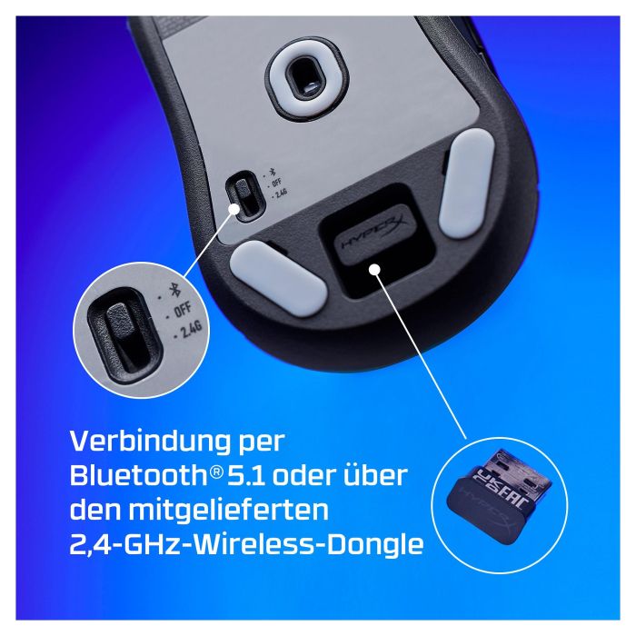 HyperX 7D388AA Ratón Gaming Inalámbrico Pulsefire Haste 2 Mini Ultraligero Compacto Negro HyperX 7D388AA Ratón Gaming Inalámbrico Pulsefire Haste 2 Mini Ultraligero Compacto Negro