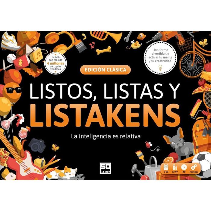Juego mesa Listos Listas y Listakens español 5