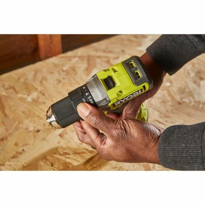 Ryobi RYO4058546562717 Taladro de Impacto Brushless 18V 54 Nm 450-1.700 rpm 27.200 cp/min con 2 Baterías y Cargador 2