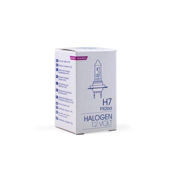 Lámpara Halógena M-Tech Px26D 12 V-55 W H7 | 10 Unidades MTECZ7 3 Lámpara Halógena M-Tech Px26D 12 V-55 W H7 | 10 Unidades MTECZ7 3
