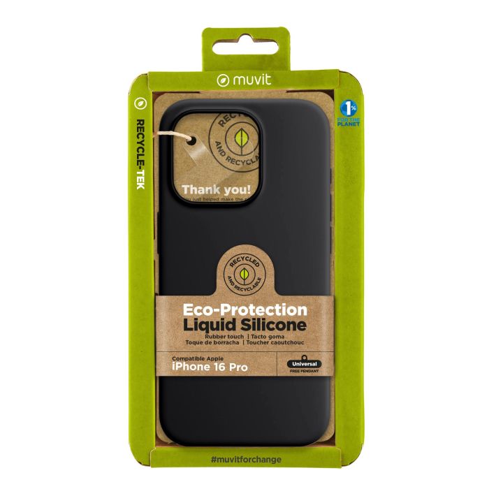 Funda Muvit Recycletek Liquid Silicone Apple Funda Muvit Recycletek Liquid Silicone Apple