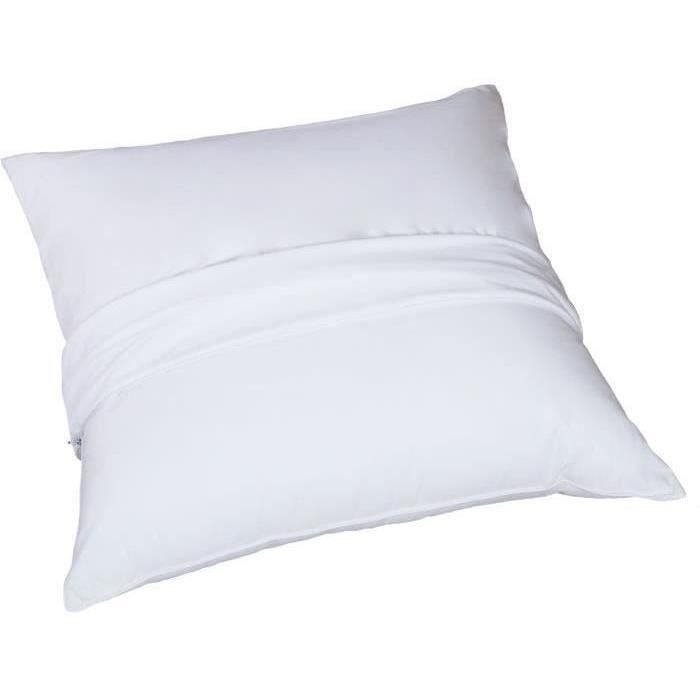 DODO Pack 2 almohadas de moda 60x60cm + 2 protectores de almohada impermeables 60x60 cm - Relleno 100% Poliéster 3 DODO Pack 2 almohadas de moda 60x60cm + 2 protectores de almohada impermeables 60x60 cm - Relleno 100% Poliéster 3