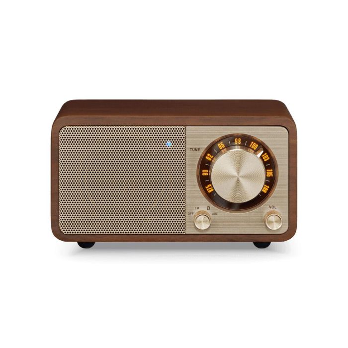 Radio Portátil Bluetooth Sangean Retro Madera FM 6