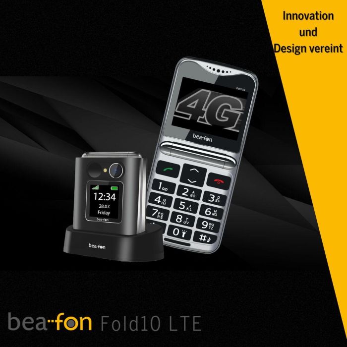Teléfono Inalámbrico beafon FOLD10 LTE 5 Teléfono Inalámbrico beafon FOLD10 LTE 5