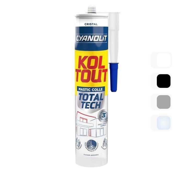 CYANOLIT AUC3045203001314 Adhesivo Sellador y Fijador Total Tech Crystal, 290 ml Transparente, Multimaterial y Flexible 0 CYANOLIT AUC3045203001314 Adhesivo Sellador y Fijador Total Tech Crystal, 290 ml Transparente, Multimaterial y Flexible 0