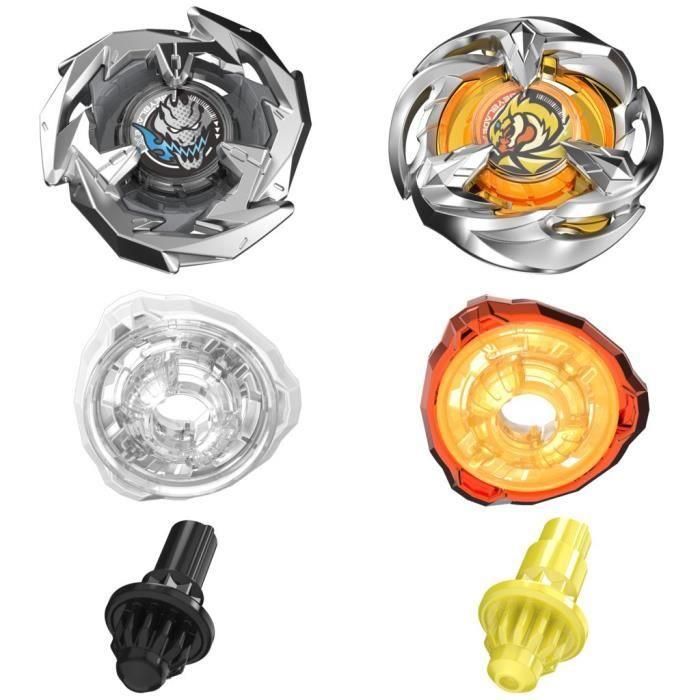 Beyblade X Dual Pack Gale Wyvern 3-60T y Sword Dran 3-80B, 2 peonzas de competición Takara Tomy con giro a la derecha auténticas, diseño 3 Beyblade X Dual Pack Gale Wyvern 3-60T y Sword Dran 3-80B, 2 peonzas de competición Takara Tomy con giro a la derecha auténticas, diseño 3