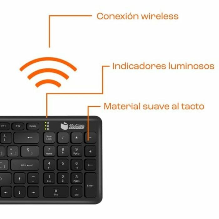 Teclado PcCom Essential Negro 1