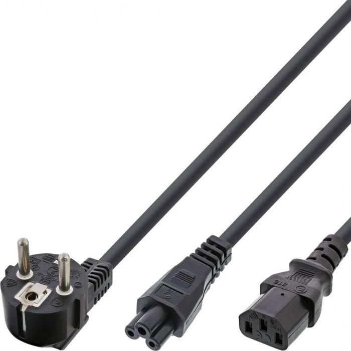 MicroConnect Power Splitter cable, schuko to C5 & C13, 1,8m MicroConnect Power Splitter cable, schuko to C5 & C13, 1,8m