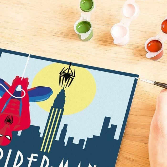 CreArt 20x20 cm Spider Man, Ocio creativo, 23891, Ravensburger 2 CreArt 20x20 cm Spider Man, Ocio creativo, 23891, Ravensburger 2