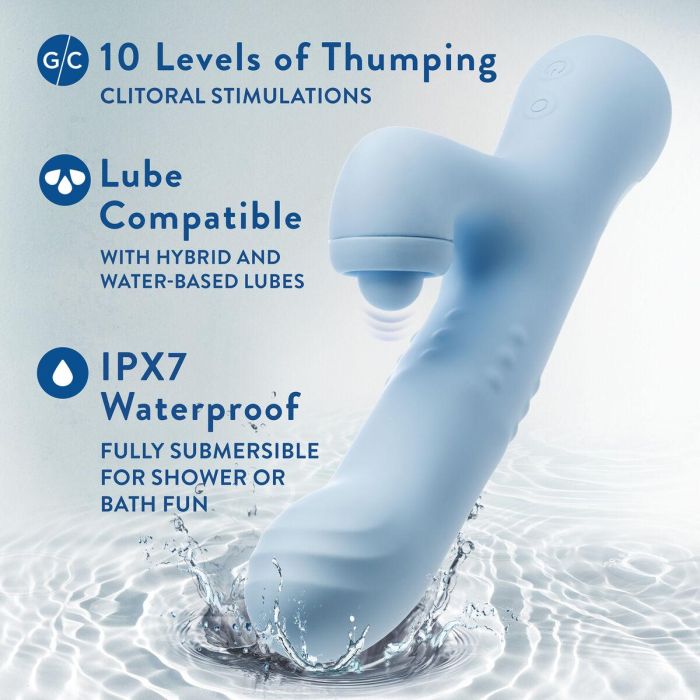 Vibrador Punto G Blush Azul 4