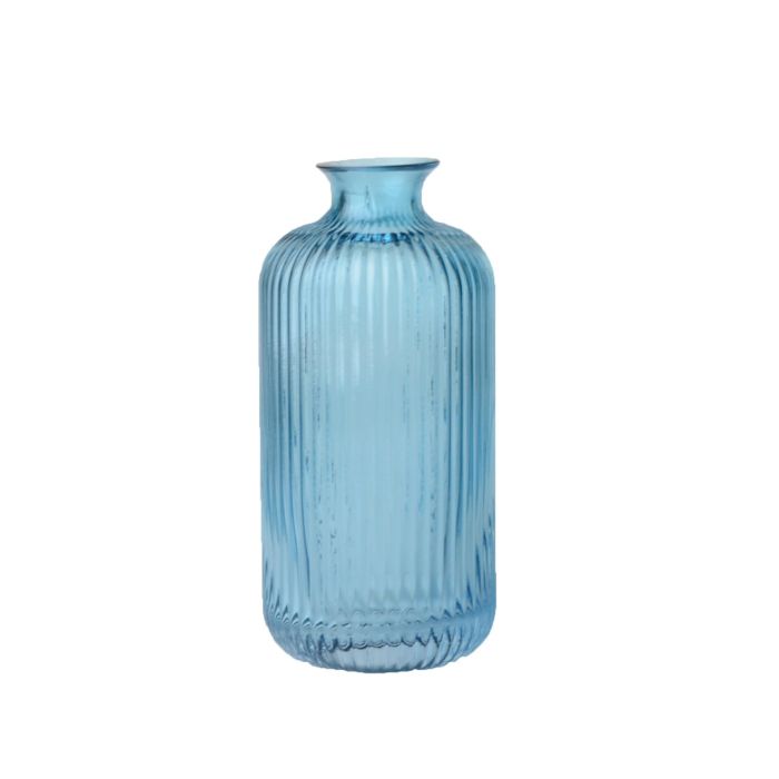 DKD Home Decor Jarron Moderno Turquesa Azul 9 x 21 x 9 cm (9 Unidades) 1