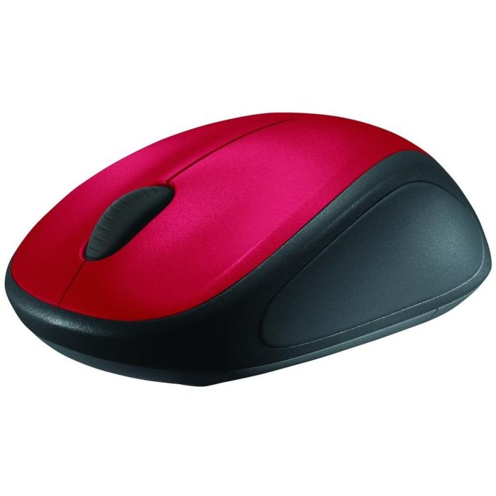 Logitech M235 Ratón Inalámbrico RF con Receptor Unifying, Diseño Ergonómico, Agarre Goma Suave, Batería Larga Duración, Rojo 1 Logitech M235 Ratón Inalámbrico RF con Receptor Unifying, Diseño Ergonómico, Agarre Goma Suave, Batería Larga Duración, Rojo 1