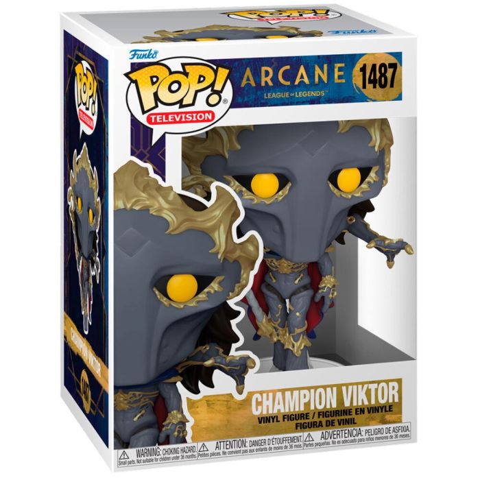 FUNKO Figura POP League of Legends Arcane Champion Viktor de Vinilo 9cm