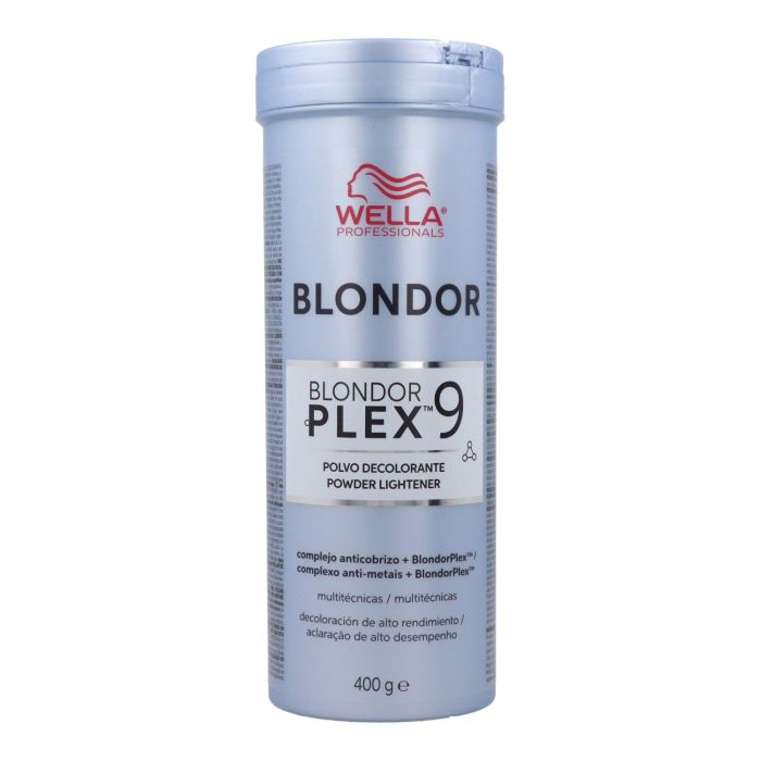 Wella Blondor Plex 9 Polvo Decolorante 400 ml - Aclara hasta 9 tonos Wella Blondor Plex 9 Polvo Decolorante 400 ml - Aclara hasta 9 tonos