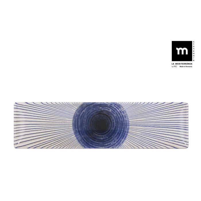 La Mediterranea Fuente Rectangular Irys Elite Brillo 30x8 cm (24 Unidades)