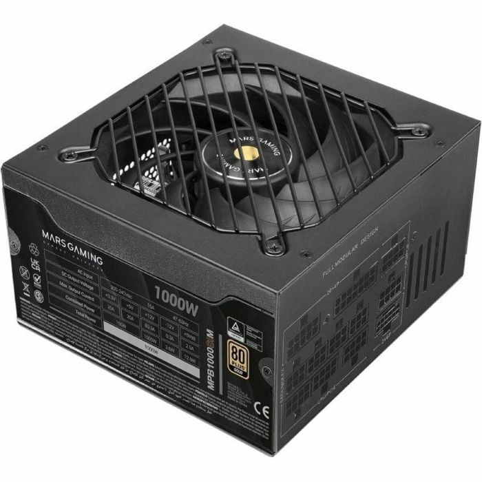Fuente de Alimentación Mars Gaming MPB1000SIM ATX 1000 W 80 Plus Gold 0 Fuente de Alimentación Mars Gaming MPB1000SIM ATX 1000 W 80 Plus Gold 0