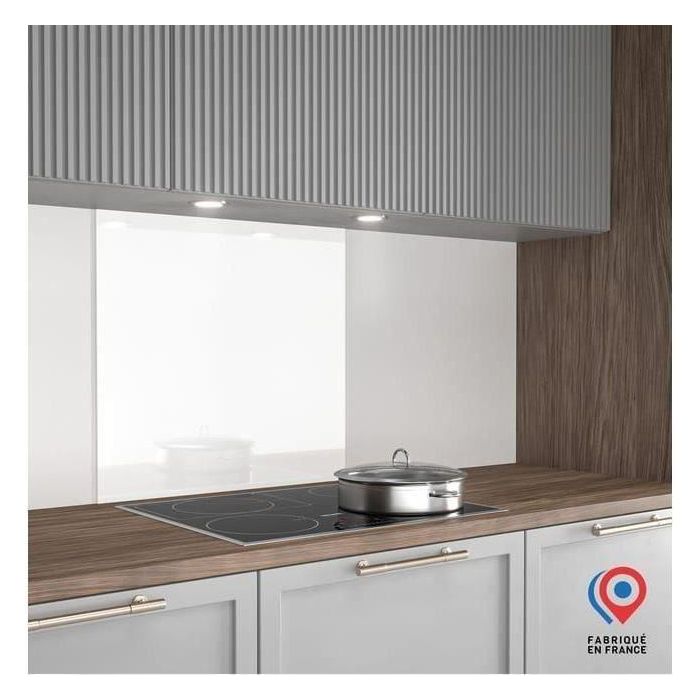 Aurys AAABL71081 Protector contra salpicaduras de Vidrio para Campana Extractora Blanco Extra Lacado 700x600 mm 6mm Aurys AAABL71081 Protector contra salpicaduras de Vidrio para Campana Extractora Blanco Extra Lacado 700x600 mm 6mm