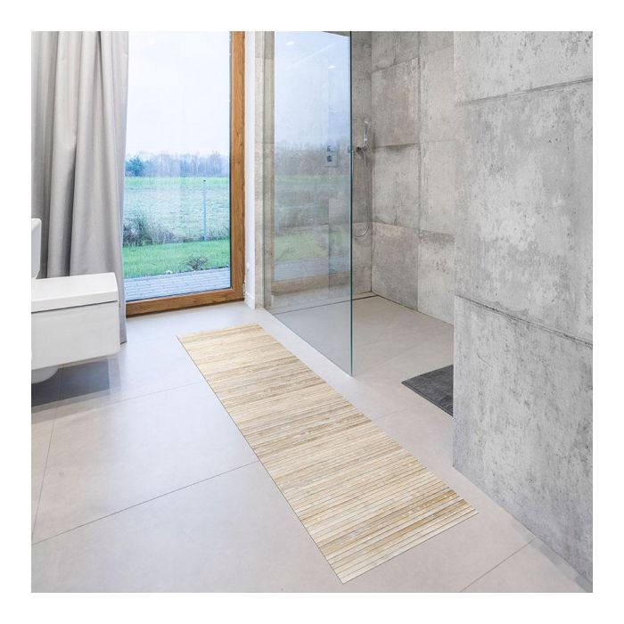 Bamboo Cool Alfombra de bambú yeso 140x200cm, antideslizante, para interior/exterior 3 Bamboo Cool Alfombra de bambú yeso 140x200cm, antideslizante, para interior/exterior 3