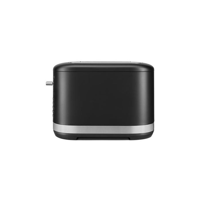 Kitchenaid Tostadora Metálica 2 Ranuras Negro Mate, Diseño Contemporáneo con Ranuras Extraanchas y 7 Niveles de Tueste 1