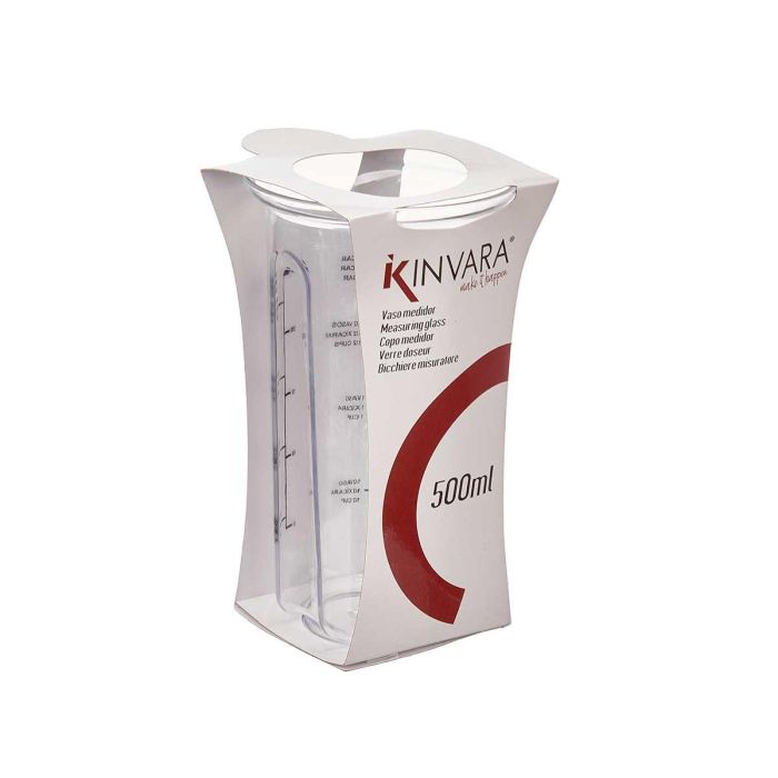 Vaso Medidor Transparente 500Ml Kinvara 10X17CM (36 Unidades) 1 Vaso Medidor Transparente 500Ml Kinvara 10X17CM (36 Unidades) 1