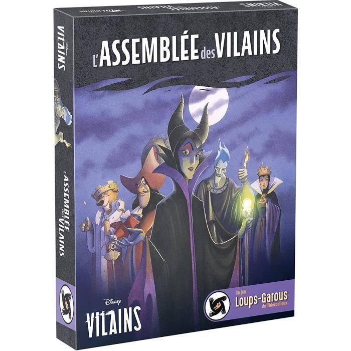 Asmodee Hombres Lobo de Thiercelieux: La Asamblea de los Villanos - Juego de Mesa Edición Disney para 6-12 Jugadores, +10 Años, 30 Minutos