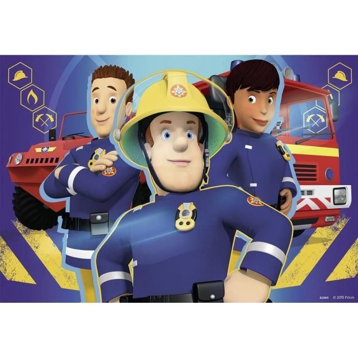 SAM THE FIREFIGHTER Puzzle Sam te ayuda en la necesidad 2x24 pcs 2 SAM THE FIREFIGHTER Puzzle Sam te ayuda en la necesidad 2x24 pcs 2