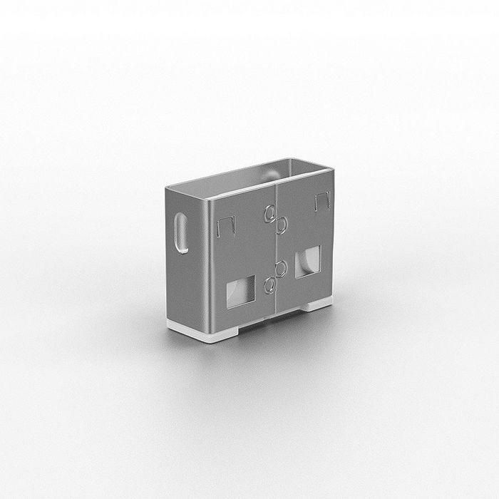 Lindy USB Port Blocker (without key) - Pack of 10, Colour Code: White 2 Lindy USB Port Blocker (without key) - Pack of 10, Colour Code: White 2