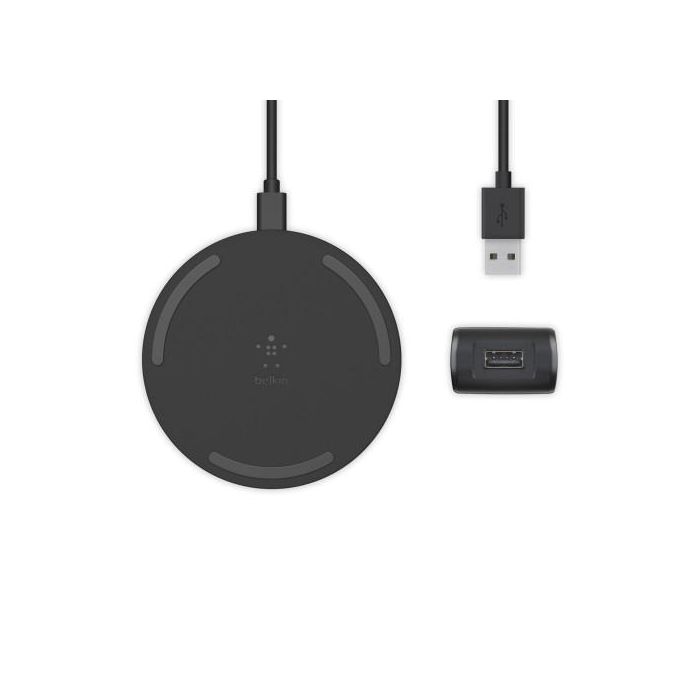 Belkin Sistema de Carga Inalámbrico Pad 10W PSU Negro 2 Belkin Sistema de Carga Inalámbrico Pad 10W PSU Negro 2