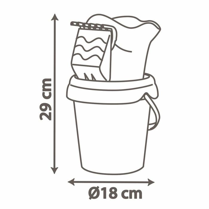 Regadera Smoby Spidey Bucket MM Garni Plástico 3