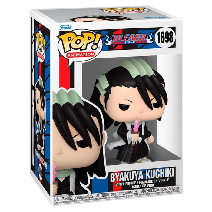 Funko Figura POP Bleach Byakuya Kuchiki de Vinilo 9cm en Caja Regalo