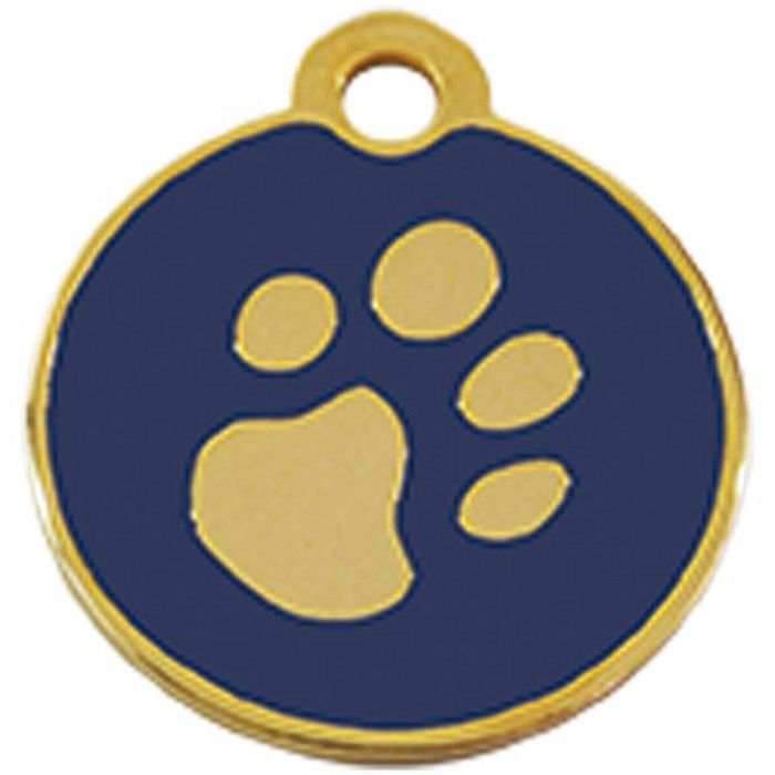 Placa identificativa para collar Imarc Circle Azul Dorado 1 Placa identificativa para collar Imarc Circle Azul Dorado 1