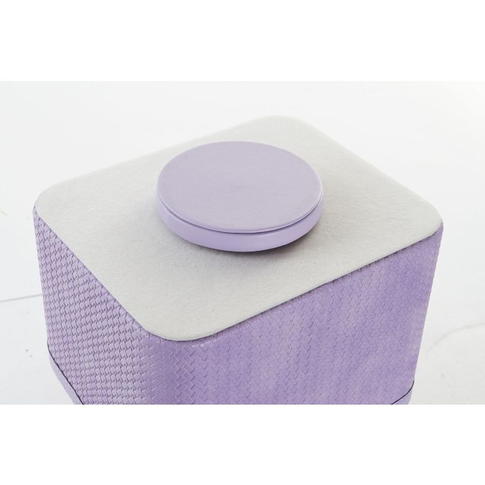 DKD Home Decor Portamandos Giratorio Romántico Lila de PU, Organizador para Mandos a Distancia y Control Remoto, 16x14x19 cm 3 DKD Home Decor Portamandos Giratorio Romántico Lila de PU, Organizador para Mandos a Distancia y Control Remoto, 16x14x19 cm 3