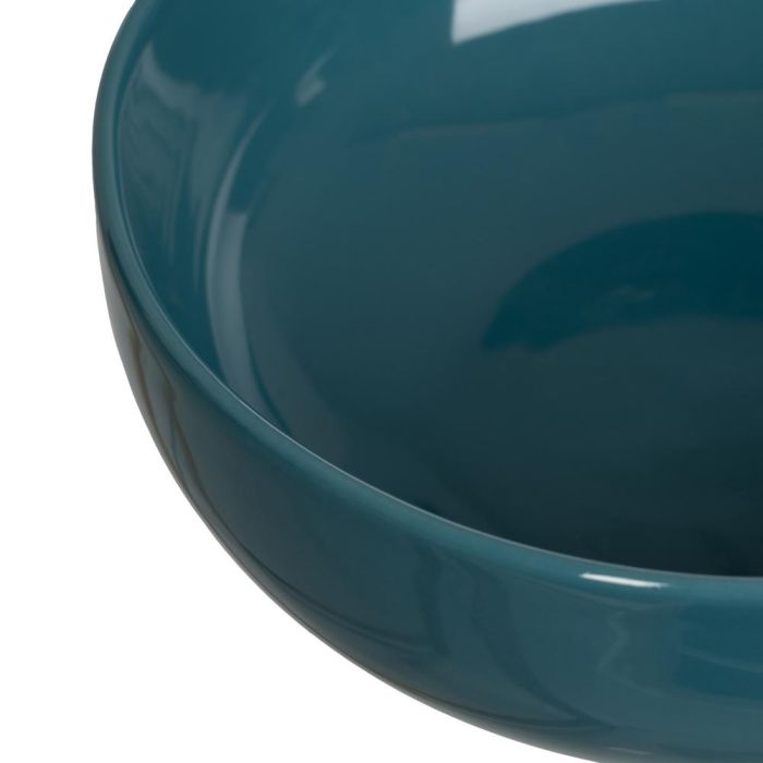 Ensaladera Azul Stoneware Cocina 23,50 X 23,50 X 8,50 cm