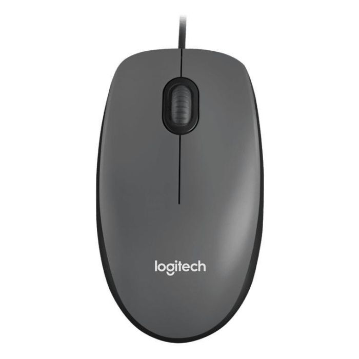 Logitech M90 Ratón con Cable USB Tipo-A Óptico 1000 DPI, Diseño Ambidiestro Tamaño Completo Plug & Play, Color Gris 0 Logitech M90 Ratón con Cable USB Tipo-A Óptico 1000 DPI, Diseño Ambidiestro Tamaño Completo Plug & Play, Color Gris 0