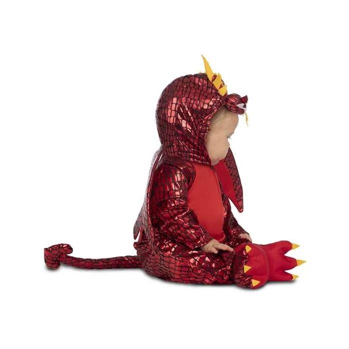 Disfraz bebé dragón capucha, mono con patucos, alas y cola talla 7-12 m 2 Disfraz bebé dragón capucha, mono con patucos, alas y cola talla 7-12 m 2