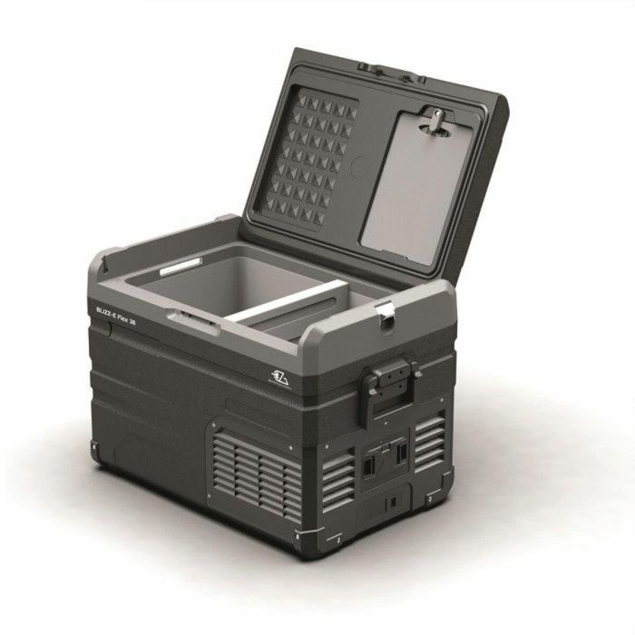 Nevera de compresión - EZA - Blizz-E Flex - 38 litros - Temperatura -20°C a +20°C - Bluetooth 4