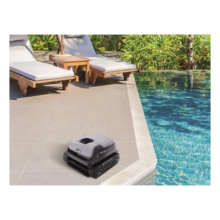 Bestway PTP3760275220653 Robot aspirador Grafito limpia suelos y paredes para piscinas de hasta 4x8m 2