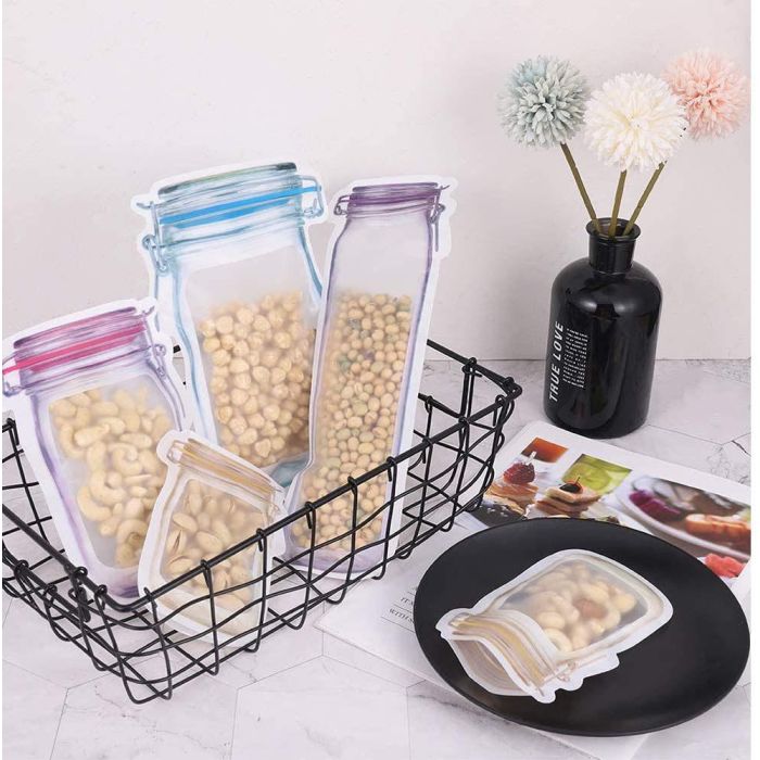 Wooow Set 6 Bolsas Alimentos Reutilizables 10.5 cm (36 Unidades) Wooow Set 6 Bolsas Alimentos Reutilizables 10.5 cm (36 Unidades)