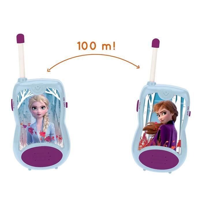 Lexibook Tw12Fz Walkie Talkies Disney Frozen con Alcance de 2 km para Niños +3 Años y Pinza de Cinturón 2 Lexibook Tw12Fz Walkie Talkies Disney Frozen con Alcance de 2 km para Niños +3 Años y Pinza de Cinturón 2