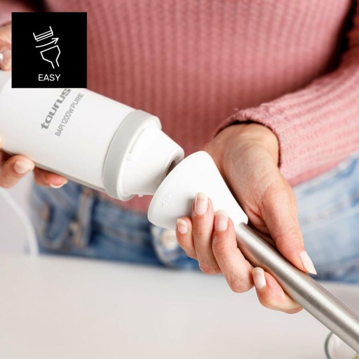 Batidora de Mano Taurus BAPI 1200 PURE 1200 W Blanco