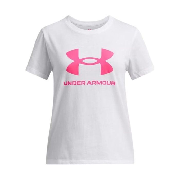 Camiseta de Manga Corta Infantil Under Armour Big Logo Blanco 11-12 Años 0 Camiseta de Manga Corta Infantil Under Armour Big Logo Blanco 11-12 Años 0