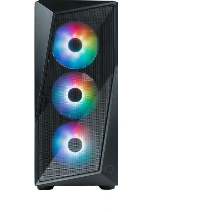 Cooler Master CMP 520 CP520-KGNN-S00 Midi Tower Negro con 3 Ventiladores 120mm, Vidrio Templado, Compatible con ATX 3