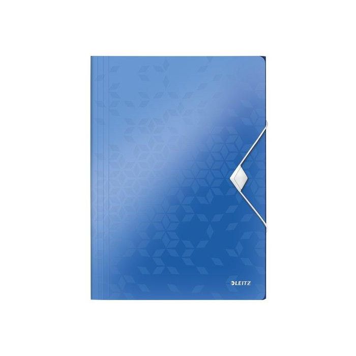 Carpeta De Gomas Y Solapas Leitz Wow Pp A4 Azul 10 unidades