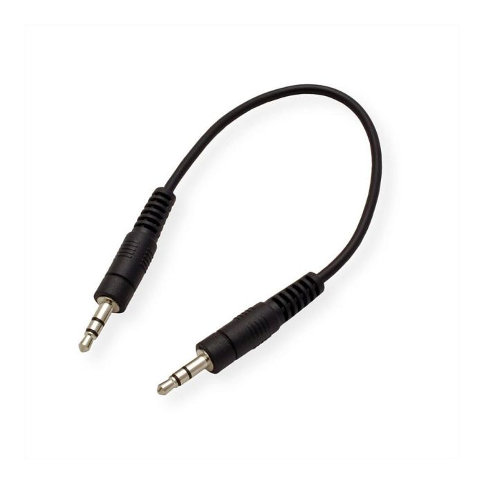 ROLINE Cable 3.5mm Macho-Macho 0.2m Negro 1