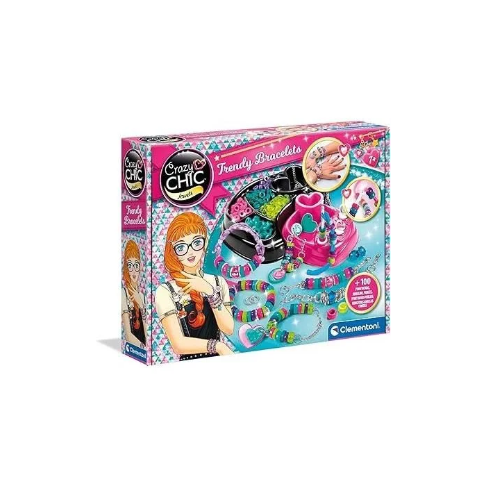 Clementoni Crazy Chic - Pulseras Multicolores - Creación de Joyas para Niñas a partir de 7 años 0 Clementoni Crazy Chic - Pulseras Multicolores - Creación de Joyas para Niñas a partir de 7 años 0
