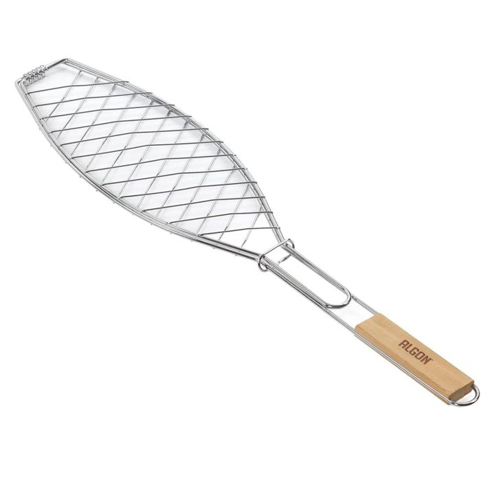 Parrilla BBQ para Pescado Cr-Wood 40x15 cm - Algon BBQ (12 Unidades) 2 Parrilla BBQ para Pescado Cr-Wood 40x15 cm - Algon BBQ (12 Unidades) 2