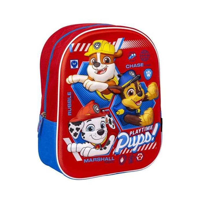 Mochila Infantil 3D The Paw Patrol Rojo 25 x 31 x 10 cm Mochila Infantil 3D The Paw Patrol Rojo 25 x 31 x 10 cm