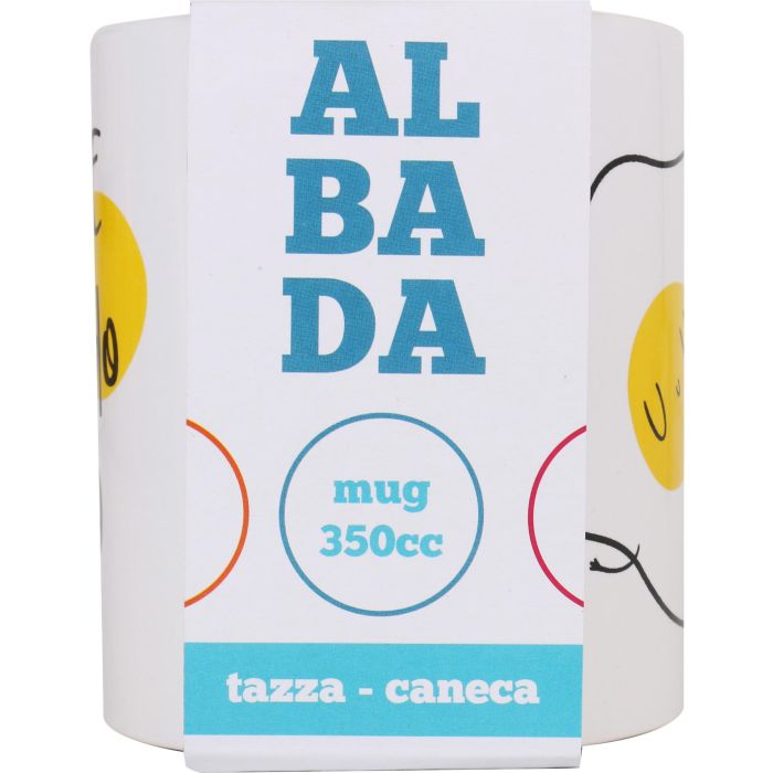 Inde Mug Albada 350 cc - Taza de cerámica 8 cm Ancho x 9,4 cm Alto x 12 cm Largo (48 Unidades) 6