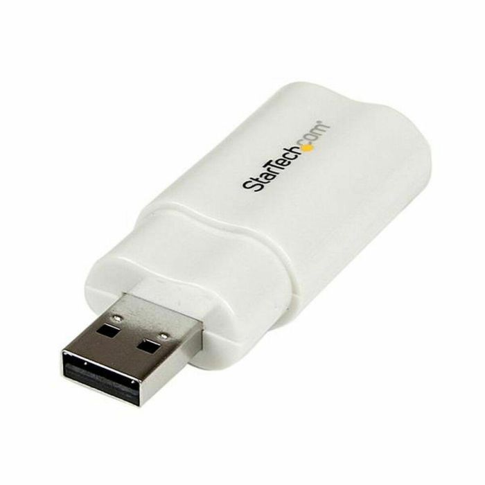Tarjeta de Sonido Externa USB Startech ICUSBAUDIO Blanco 4 Tarjeta de Sonido Externa USB Startech ICUSBAUDIO Blanco 4