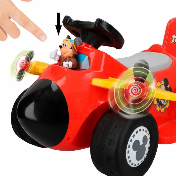 Coche Eléctrico para Niños Mickey Mouse Batería Avioneta 6 V 4 Coche Eléctrico para Niños Mickey Mouse Batería Avioneta 6 V 4